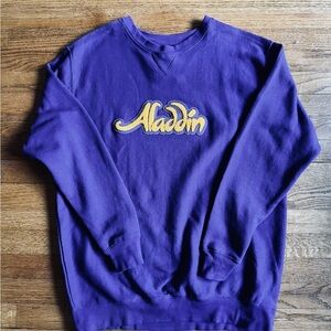 Disney Aladdin Purple Crewneck Men's Sweater